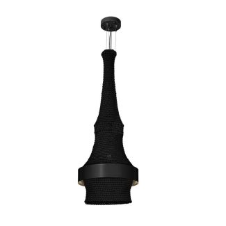 ANTIGO Lampa wisząca Dota I - Czarna (400 mm) 3000K 5036