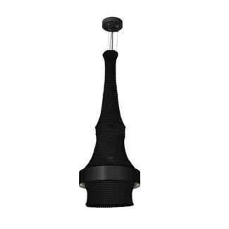 ANTIGO Lampa wisząca Dota I - Czarna (400 mm) 3000K 5036