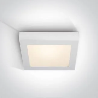 ONE LIGHT 62122F/W/W Morfi biały plafon LED IP40 3000K 22W