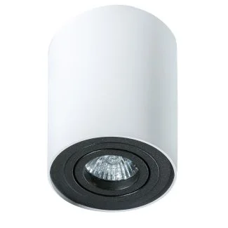 AZZARDO GM4100-WH-BK / AZ1436 Bross 1 (white/black) Lampa sufitowa