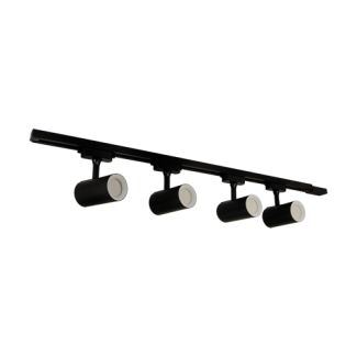 IDEUS 4080 LUTER 4xGU10 BLACK Oprawa do zamontowania na szynoprzewodzie (4 szt.)/Szynoprzewód
