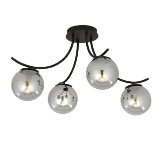 EMIBIG 1110/4 LAMPA SUFITOWA BOSTON 4 BLACK/GRAFIT