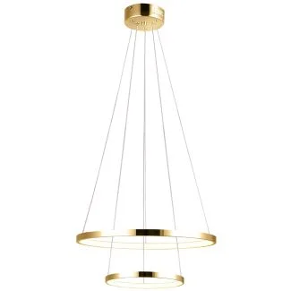 CANDELLUX 32-76281 LUNE LAMPA WISZĄCA 50+30 ZŁOTY 40W LED 4000K