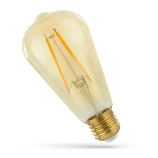 SPECTRUMLED WOJ+14460-4.9W ŻARÓWKA LED st 58 E-27 230V 4.9W COG WW RETROSHINE