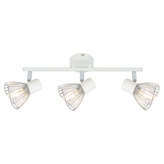CANDELLUX 93-61973 FLY LAMPA SUFITOWA LISTWA 3X40W E14 BIAŁY/CHROM