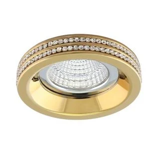 AZZARDO NC1519R-GO / AZ1459 Eva Round (gold) Oczko sufitowe