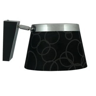 CANDELLUX 21-46324 IMPRESJA KINKIET 1*60W E27 CZARNA CHROM
