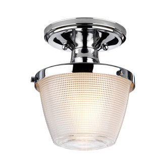 ELSTEAD Dublin QZ-DUBLIN-SF-PC 1 Light Semi-Flush Mount - Polished Chrome