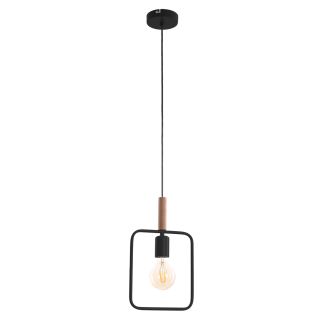 CANDELLUX 31-73501 FRAME LAMPA WISZĄCA 1X60W E27 CZARNY