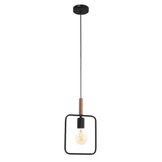 CANDELLUX 31-73501 FRAME LAMPA WISZĄCA 1X60W E27 CZARNY