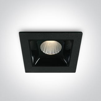 ONE LIGHT 50102B/B/W Merihas czarny wpust LED 4000K 2W