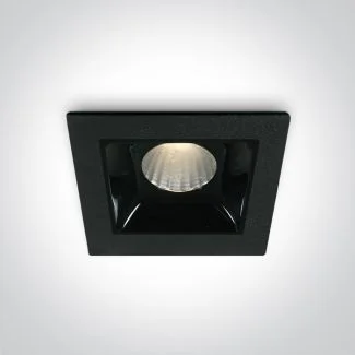 ONE LIGHT 50102B/B/W Merihas czarny wpust LED 4000K 2W