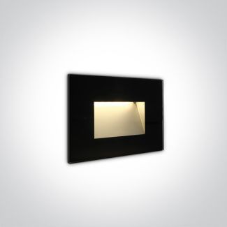 ONE LIGHT 68076/B/W Levidi szklany wpust ścienny SMD LED 3000K 4W IP65 AC LED