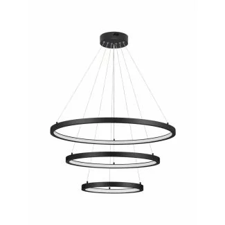 Luces Exclusivas IRUN LE43301 LAMPA WISZĄCA LED czarny