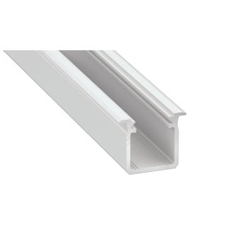 MILAGRO EKPR8774 PROFIL ALUMINOWY BIAŁY TYP G 1m + KLOSZ MLECZNY
