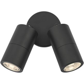 DAR ORT0922 ORTEGA 2LT W/LT BLACK ADJUSTABLE IP65
