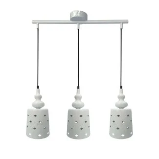 CANDELLUX 33-51943 HAMP ZWIS 3X60W E27 BIAŁY