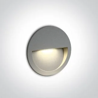 ONE LIGHT 68068/G/W Manolada szary wpust ścienny LED 3000K 3W IP65