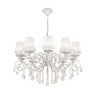 MAYTONI ARM247-10-G Elegant Grace Chandelier White with Gold