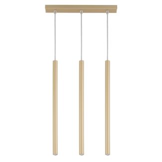 SIGMA 33403 SOPEL 3 PROSTY ZŁOTY MAT lampa wisząca