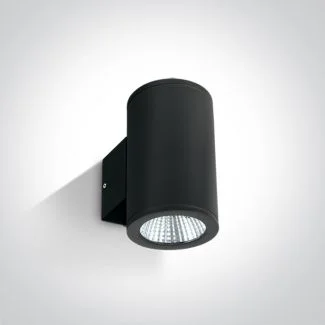 ONE LIGHT 67138/B/W Bralos czarny zewnętrzny cylinder ścienny 3000K 2x6W IP54