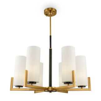MAYTONI MOD089PL-06BS Modern Fortano Chandelier Brass