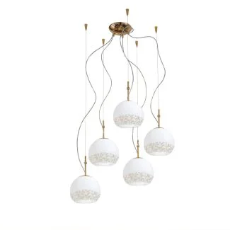 KOLARZ 0392.35.3.LI.WA LUNA lampa wisząca złoto 24K