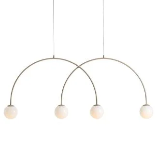 ALDEX 1116L17_L LAMPA WISZĄCA UNA 4 BEIGE L