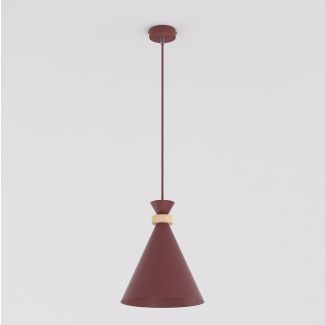 EMIBIG 1684/1 ZERO 1 BURGUNDY LAMPA WISZĄCA
