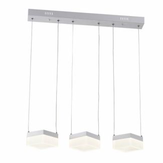 REALITY 330103-01 Gina - lampa wisząca 3 płomienna LED biała