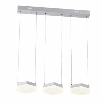 REALITY 330103-01 Gina - lampa wisząca 3 płomienna LED biała