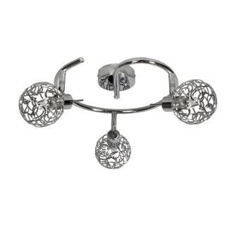 CANDELLUX 98-94073 LAMPA PUZZLE SPIRALA 3X40W G9 CHROM
