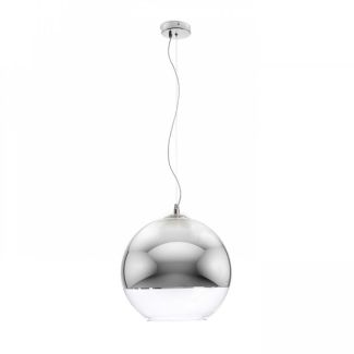 RENDL R10516 BEAU MONDE 35 wisząca szkło chromowane/szkło przezroczyste 230V E27 25W