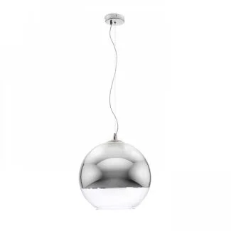 RENDL R10516 BEAU MONDE 35 wisząca szkło chromowane/szkło przezroczyste 230V E27 25W