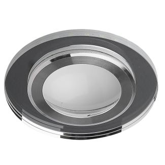 CANDELLUX 2203157 SSP-27 AL/TR LAMPA STROPOWA SREBRNY 2X5W LED 4000K KLOSZ LUSTRZANY