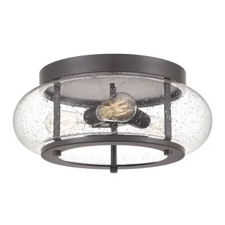 ELSTEAD Trilogy QZ-TRILOGY-FM-OZ 3 Light Flush Mount - Old Bronze