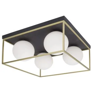 Luces Exclusivas PLATA LE41787 LAMPA SUFITOWA mosiądz