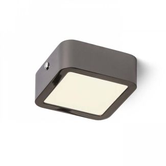 RENDL R12806 HUE SQ 9 sufitowa czarny chrom 230V LED 6W 3000K