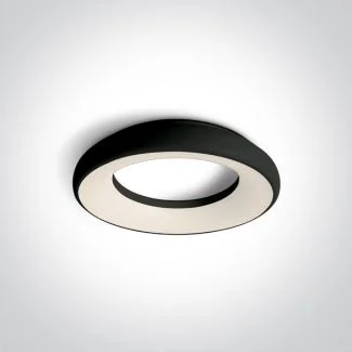 ONE LIGHT 67402/B/W Souvardo czarny plafon LED 3000K 25W IP40