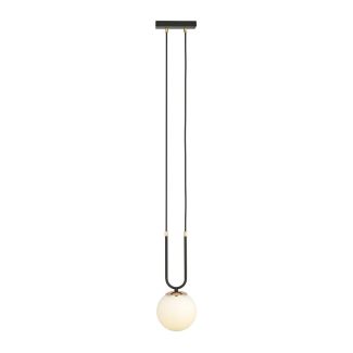 EMIBIG 1112/1 LAMPA WISZĄCA GLAM 1 BLACK/OPAL