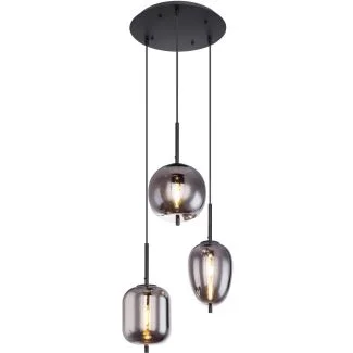 GLOBO 15345-3 BLACKY Lampa wisząca