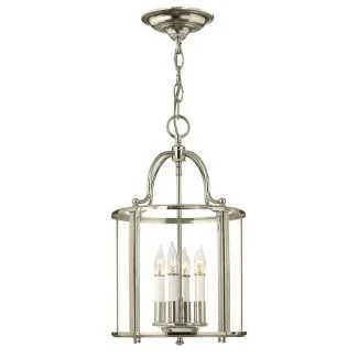 ELSTEAD Gentry HK-GENTRY-P-M-PN 4 Light Medium Pendant - Polished Nickel