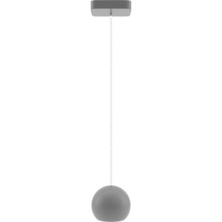 HELLUX 8540112 Lampa wisząca szara Balli Kule 1pł