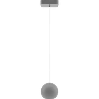 HELLUX 8540112 Lampa wisząca szara Balli Kule 1pł