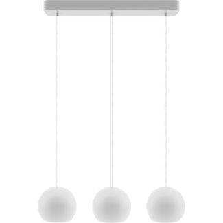 HELLUX 8540355 Lampa wisząca biała Balli Kule 3pł