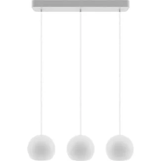 HELLUX 8540355 Lampa wisząca biała Balli Kule 3pł