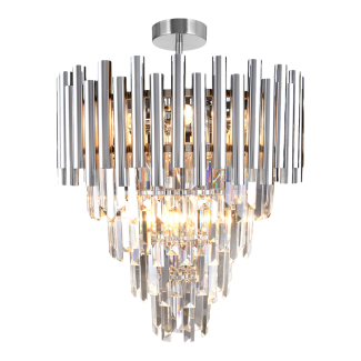 MILAGRO ML8805 Lampa sufitowa MADISON CHROME 9xE14