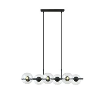 EMIBIG 1206/6 LAMPA WISZĄCA RORY 6 TRANSPARENT
