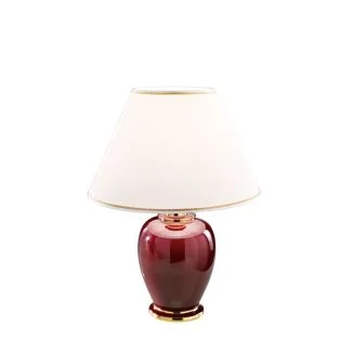 KOLARZ 0014.73S.7 GIARDINO BORDEAUX lampa stołowa złoto 24K