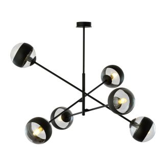 EMIBIG 1168/6 LAMPA SUFITOWA LINEAR 6 BLACK/STRIPE